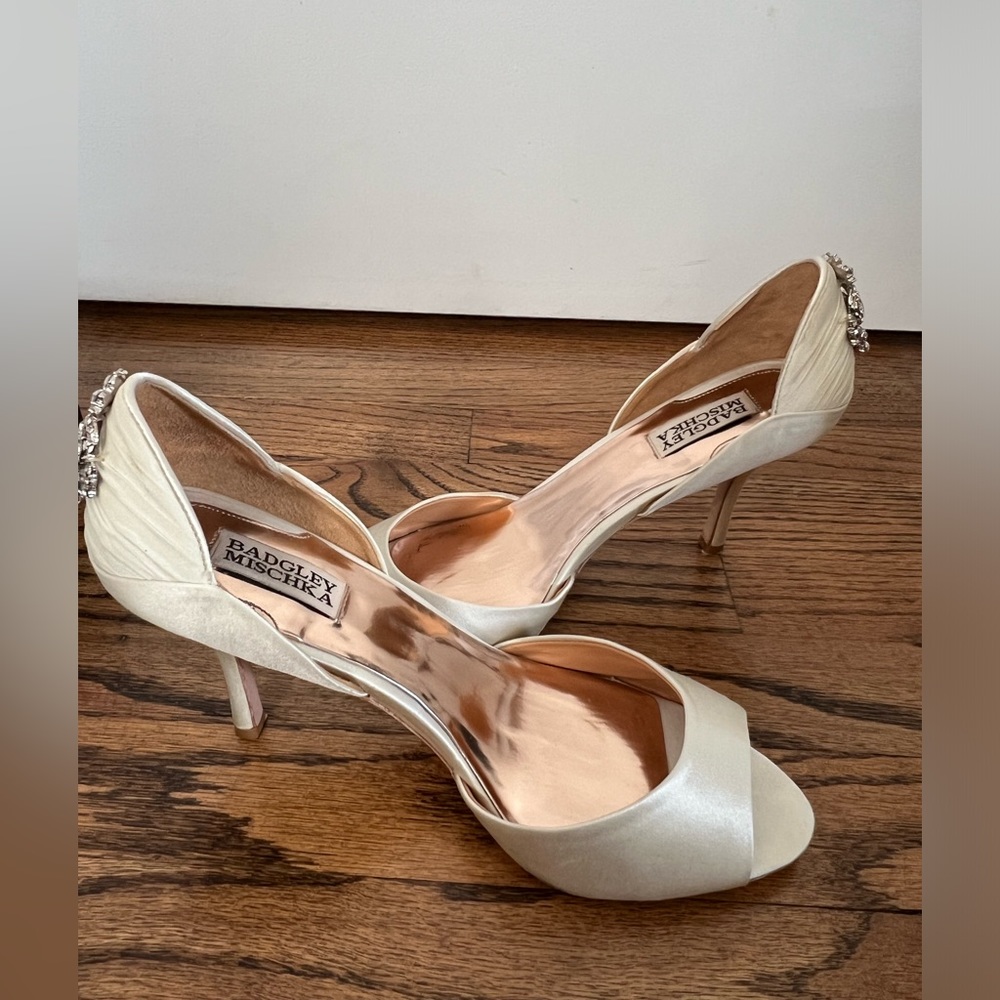 Badgley Mischka wedding heels